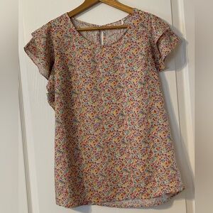 Chic Floral Women's Blouse